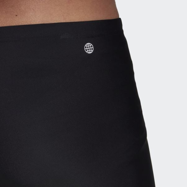 Boxer De Bain Uni Noir Adidas