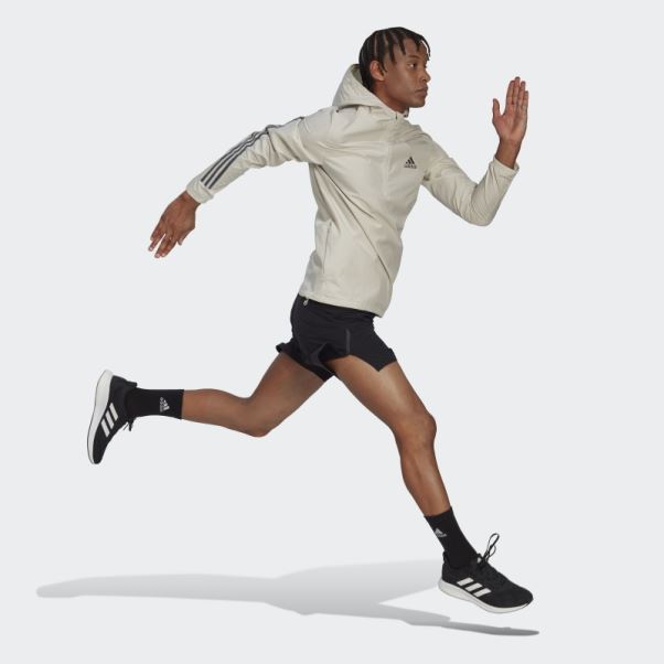 Veste Adidas Run Icons En Aluminium à 3 Bandes