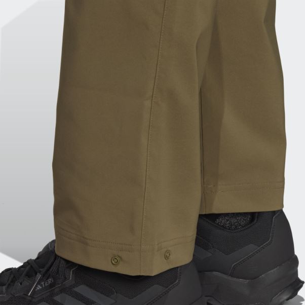 Adidas Olive Terrex Pantalon De Jogging Multitissé