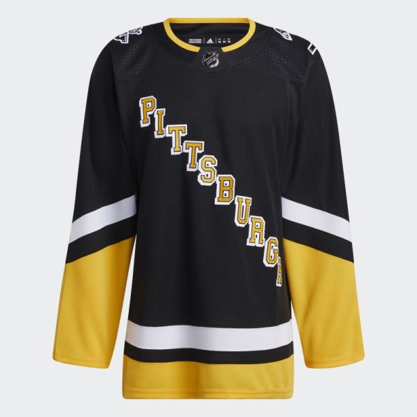 Maillot Pingouins Away Authentique Adidas Noir