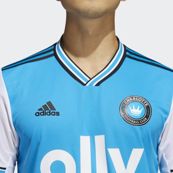 Maillot Adidas Charlotte Fc 22/23 Domicile Authentique Bleu