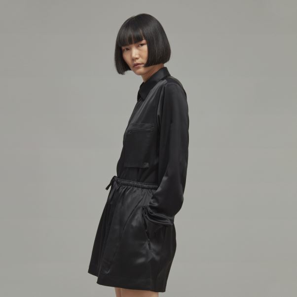 Adidas Y-3 Tech Soie Haut à Manches Longues Chaud