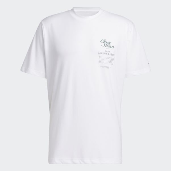 T-shirt Adidas Dame 9 Blanc