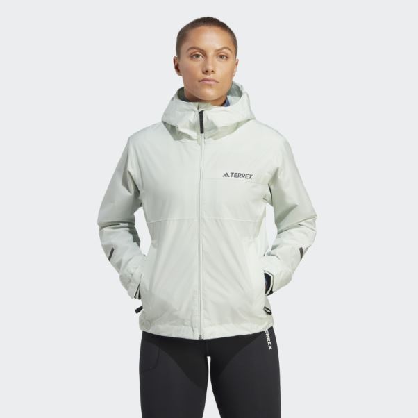 Veste De Pluie 2 Couches Terrex Multi Rain.rdy 2 Adidas Vert