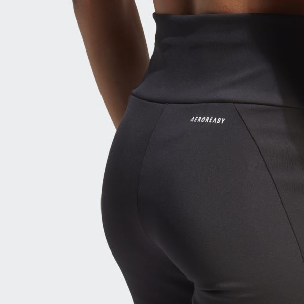 Adidas Designed To Move Legging Sport Taille Haute 3 Bandes 3/4 Blanc élégant