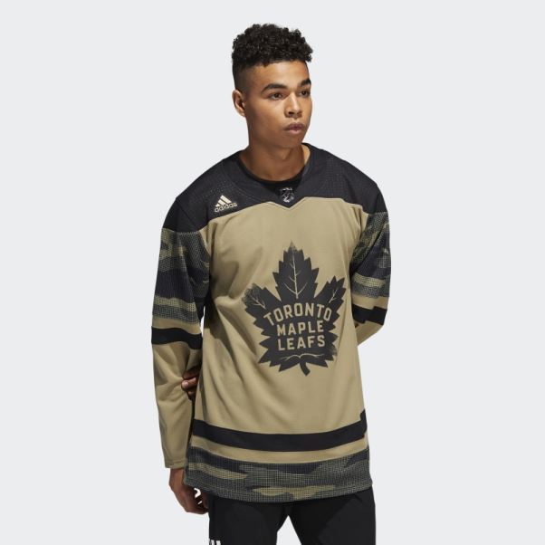 Maillot Adidas Maple Leafs Camo Orbite Vert