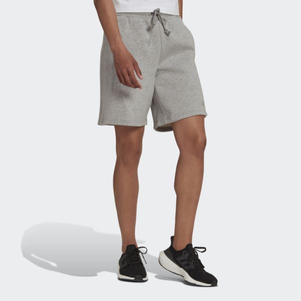 Short Adidas All Szn Polaire Gris Moyen