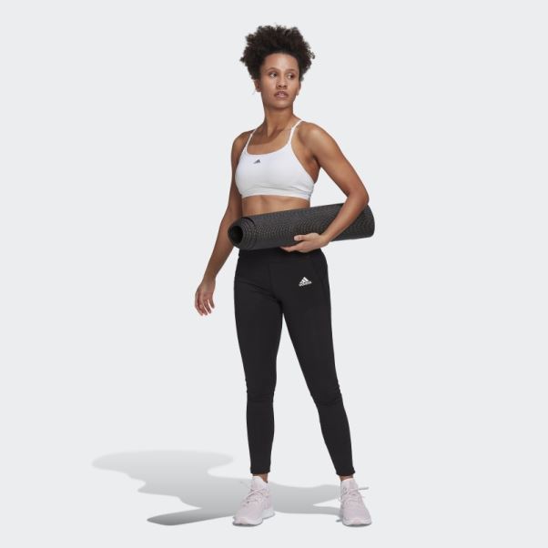 Soutien-gorge Léger Adidas Aeroreact Training Blanc