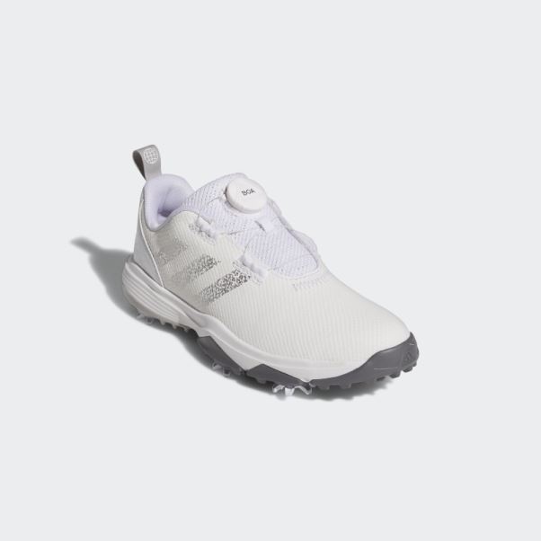 Adidas Codechaos 22 Boa Chaussures De Golf Junior Blanc