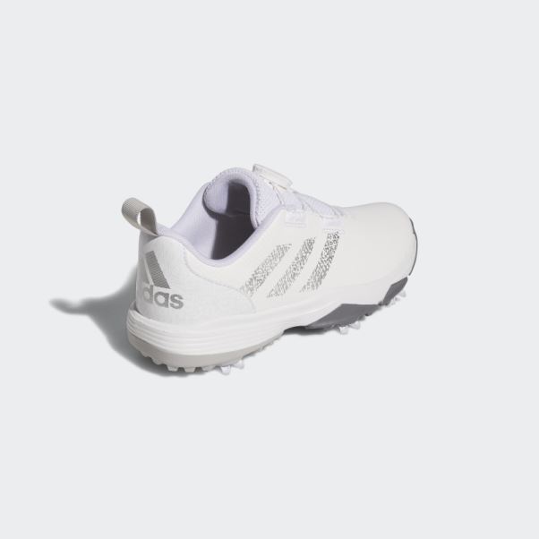 Adidas Codechaos 22 Boa Chaussures De Golf Junior Blanc