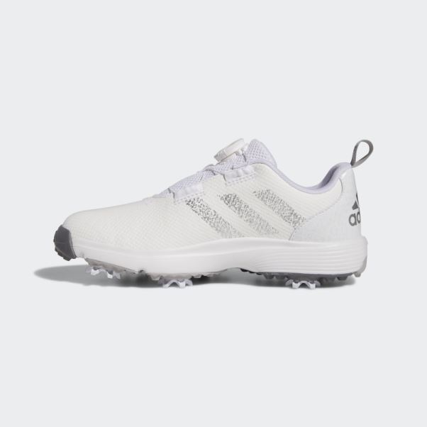 Adidas Codechaos 22 Boa Chaussures De Golf Junior Blanc