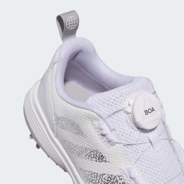 Adidas Codechaos 22 Boa Chaussures De Golf Junior Blanc