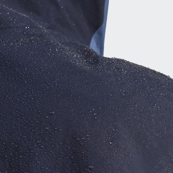 Veste De Randonnée Adidas Terrex Xploric Rain.rdy (taille Plus) Acier
