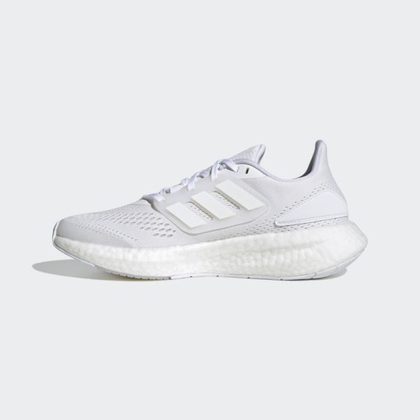 Adidas Pureboost 22 Chaussures De Course Blanc Chaud