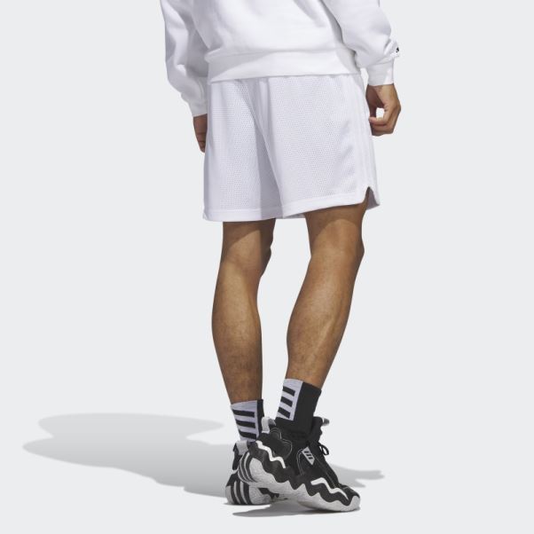 Adidas Dame 9 Short Blanc