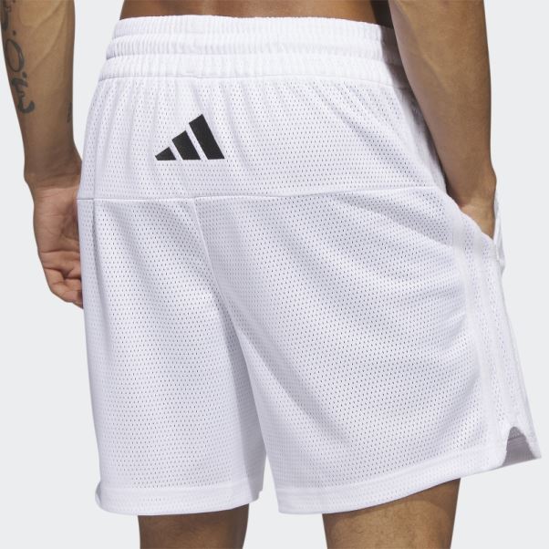 Adidas Dame 9 Short Blanc