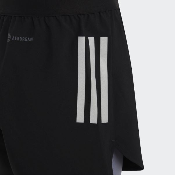 Short Tissé Deux En Un Aeroready Noir Adidas