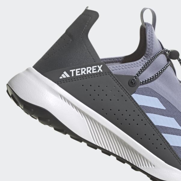 Argent Violet Adidas Terrex Voyager 21 Slip-on Heat.rdy Chaussures De Voyage