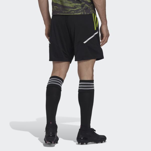 Short D'entrainement Adidas Manchester United Condivo 22 Noir