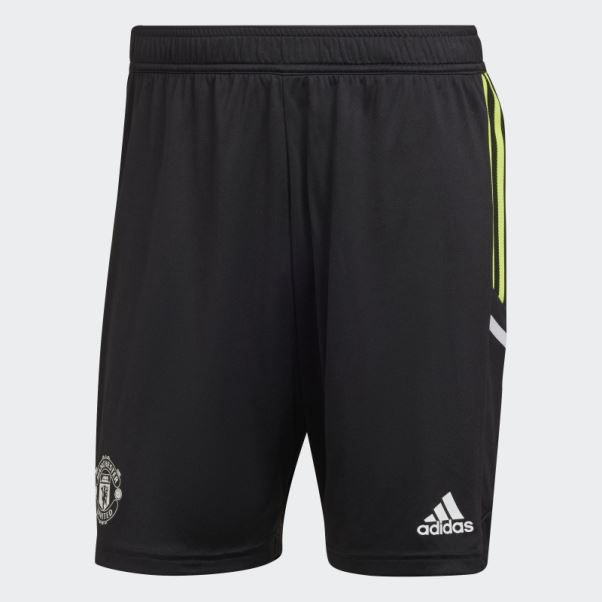 Short D'entrainement Adidas Manchester United Condivo 22 Noir