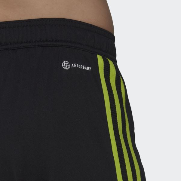 Short D'entrainement Adidas Manchester United Condivo 22 Noir
