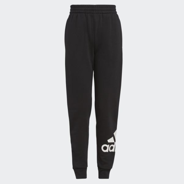 Pantalon De Jogging Essentiel En Coton Noir (taille Allongée) Adidas