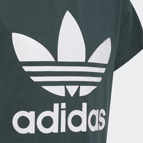 T-shirt Adidas Trèfle Vert Minéral