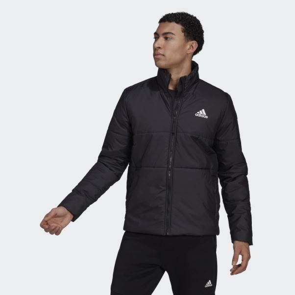 Bsc 3-stripes Veste Isolée Adidas Noir