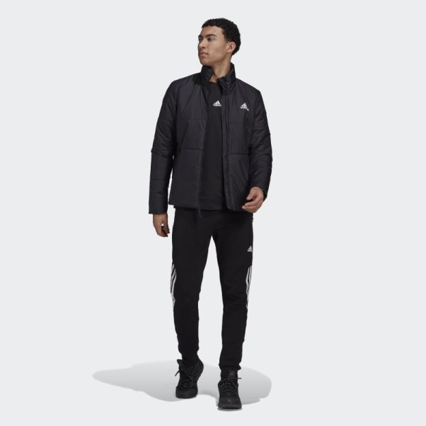 Bsc 3-stripes Veste Isolée Adidas Noir