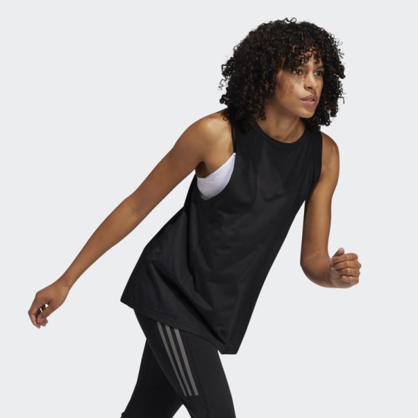 Débardeur Noir Adidas Own The Run