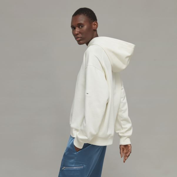 Y-3 Sweat à Capuche Carré En éponge De Coton Bio Adidas Fashion