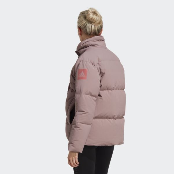Doudoune Big Baffle Adidas Violet Fashion
