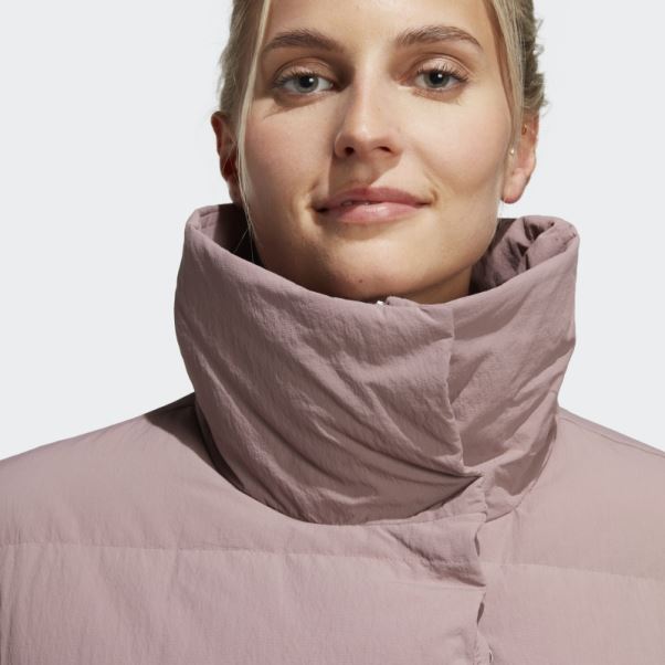 Doudoune Big Baffle Adidas Violet Fashion