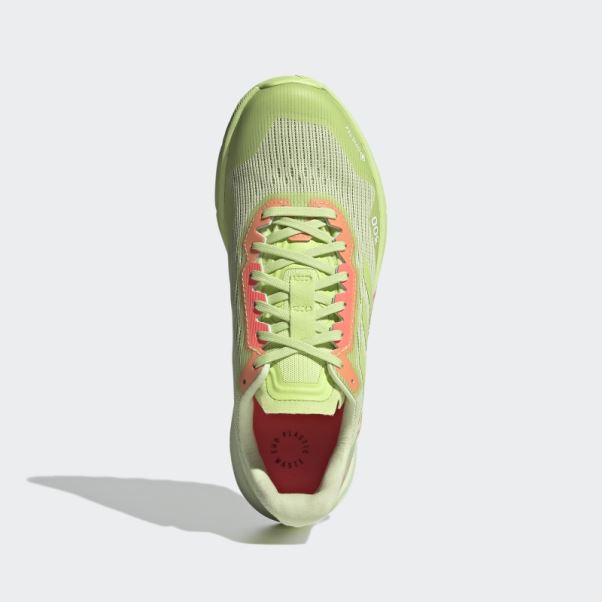 Terrex Agravic Flow 2.0 Gore-tex Chaussures De Course Sur Sentier Citron Vert Adidas