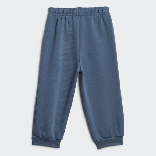 Ensemble De Jogging à Capuche En Polaire Teddy (neutre) Bleu Adidas
