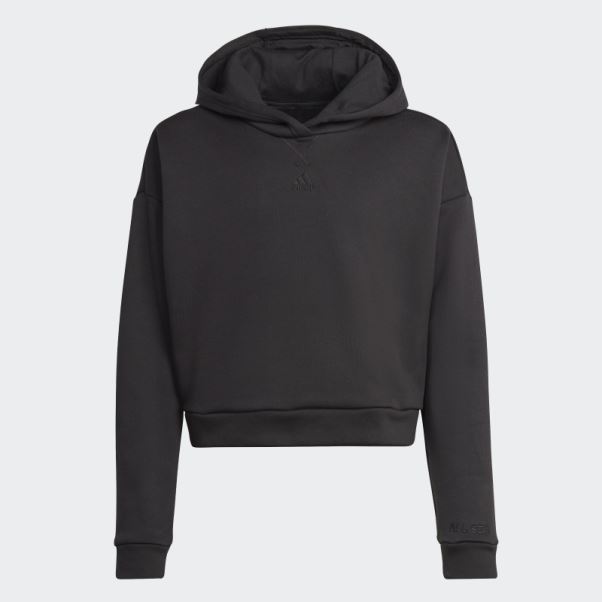 Survetement Polaire A Capuche Noir Adidas