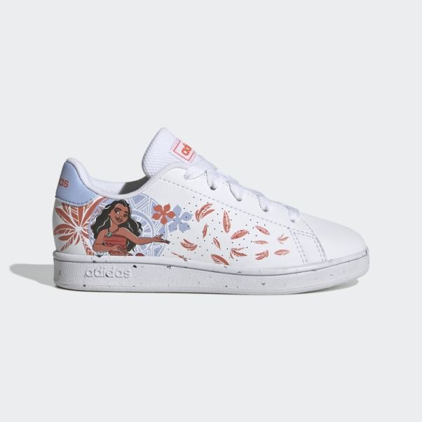 Adidas X Disney Avantage Moana Chaussures Blanc