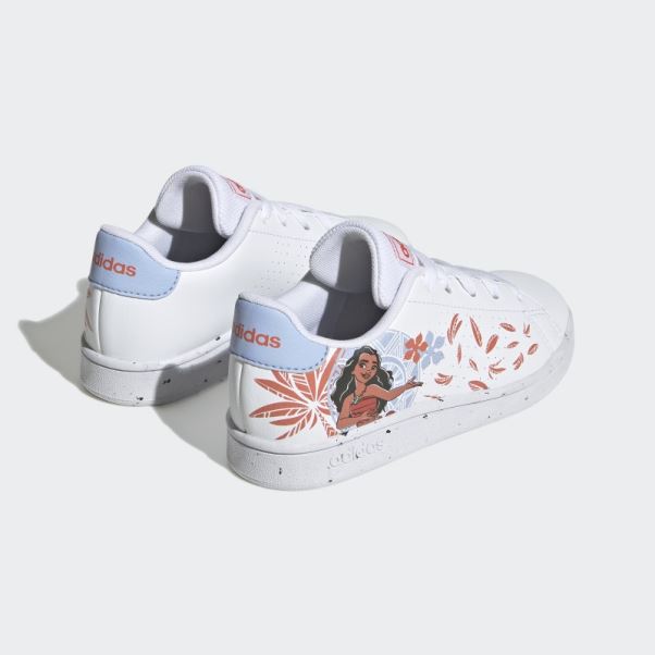 Adidas X Disney Avantage Moana Chaussures Blanc