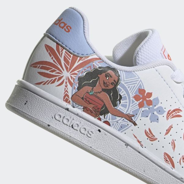 Adidas X Disney Avantage Moana Chaussures Blanc