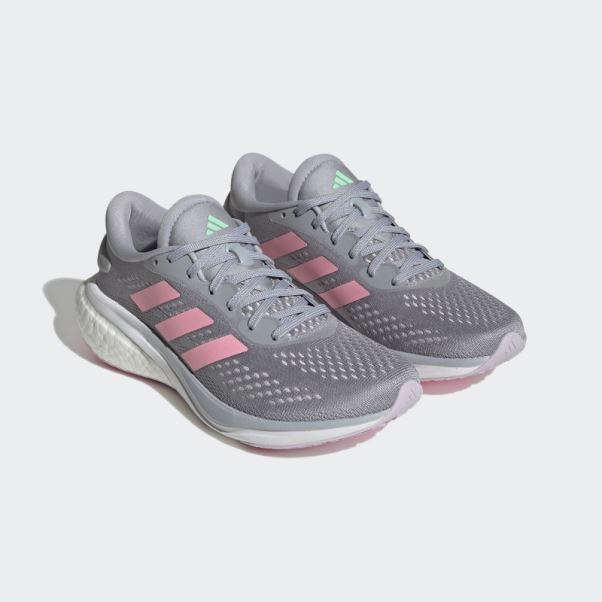 Adidas Supernova 2.0 Chaussures De Course Argent