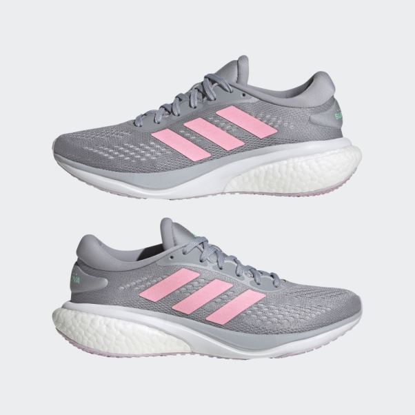 Adidas Supernova 2.0 Chaussures De Course Argent