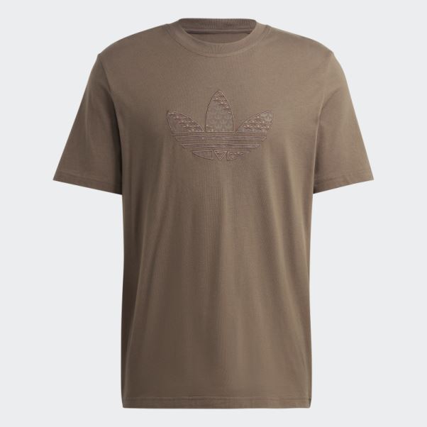 Adidas T-shirt Graphique Monogramme Terre
