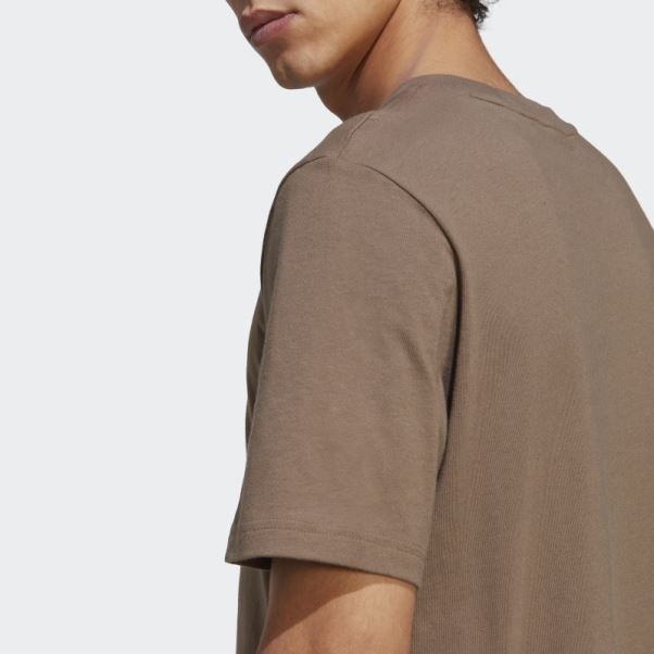 Adidas T-shirt Graphique Monogramme Terre