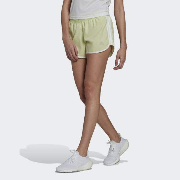 Short Marathon 20 Citron Vert Adidas