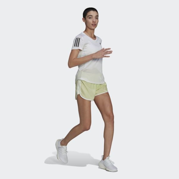 Short Marathon 20 Citron Vert Adidas