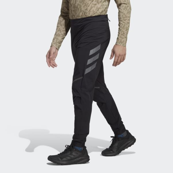 Pantalon De Survêtement De Trail Noir Terrex Agravic Hybride Adidas
