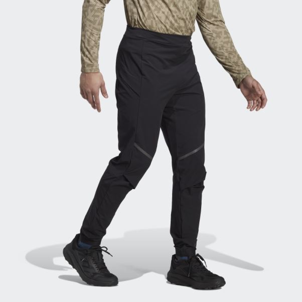 Pantalon De Survêtement De Trail Noir Terrex Agravic Hybride Adidas