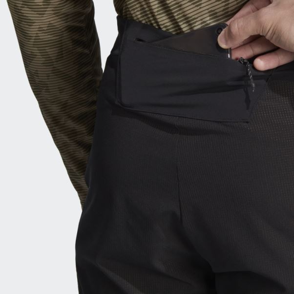 Pantalon De Survêtement De Trail Noir Terrex Agravic Hybride Adidas