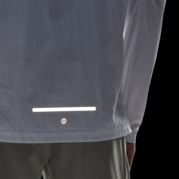 Veste D'échauffement Marathon Blanche Adidas