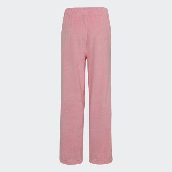 Adidas Pantalon Regular En Velours Rose